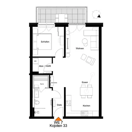 Kojoten33 - Kueste33 7 Apartament